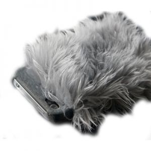 Чехол ION Monster Fur Cover Schnauzer Grey for iPhone 4/4S (i948-FUR016)